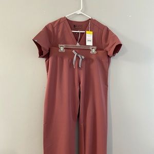 Figs scrubs in mauve